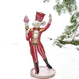 King mouse figure, Poly. 26cm - 26CM