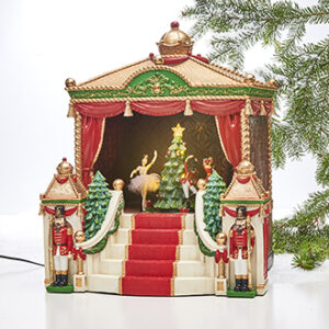 Theather, animated, with music & LED light (220V) - 34X30CM