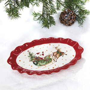 Ceramic dish - 23X12CM