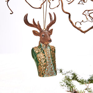 Deer figure f. hanging. Poly. - 13CM