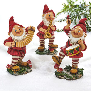 Red poly forester musicians - 26CM, 3 ASS.
