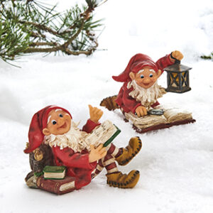 Red poly forester, reading - 8CM, 2 ASS.