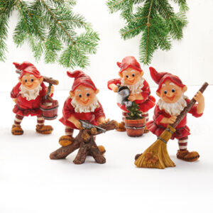 Red poly forester, cleaning - 20CM, 4 ASS.