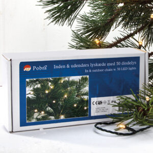 In & outdoor chain, 50 LED lights, l:5m - 1/BOX