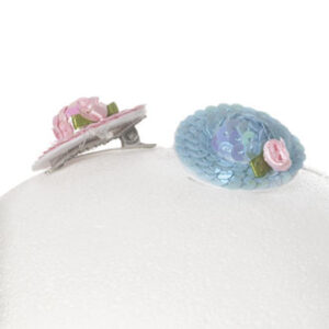 Mini hat/brooch/hair accessories - 2 ASS.