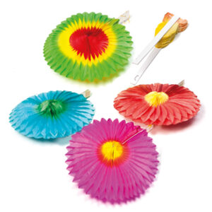 Paper cocktail fan - 15CM, 3 ASS.