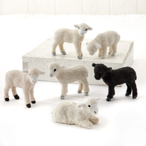 Sheep, fake fur - 7CM, 6 ASS.