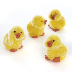 Poly duckling, hairy - 5CM, 3 ASS.