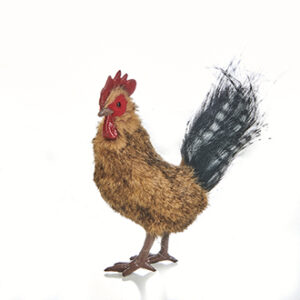 Hen, fake fur, 7-10CM - 15CM