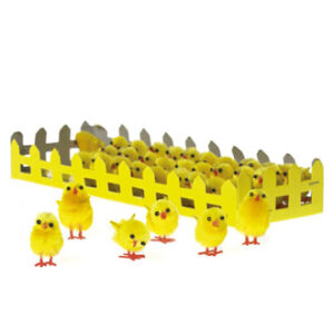 Chenille chicken - 3CM, 36/BOX