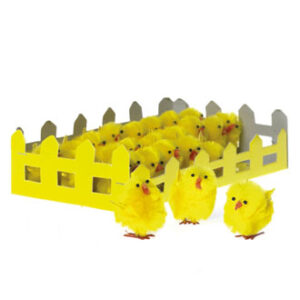 Chenille chicken - 4CM, 24/BOX