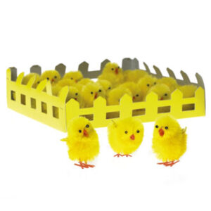 Chenille chicken - 5CM, 24/BOX