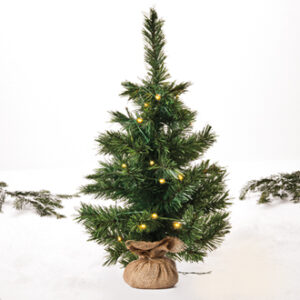 Mini tree, 50 LED lights (battery) - 90CM