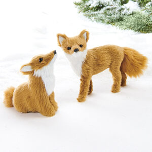 Fox, fake fur - 8CM, 2 ASS.