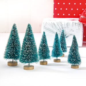 Chenille trees, 8cm/10cm - 6/BOX