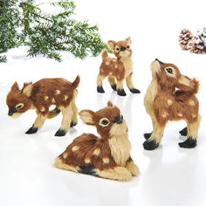 Deer kids, fake fur - 4 ASS.