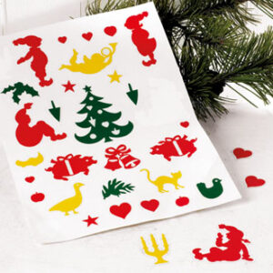 Vinyl window decorations - 29CM, 1/BAG
