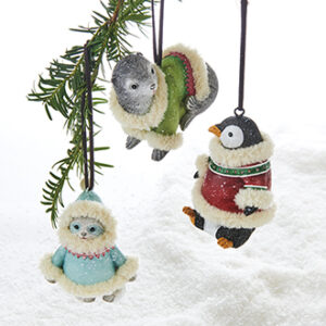 Penguin/sea lion/seal, poly, to hang - 7CM, 3 ASS.