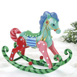 Rocking horse, poly - 30X36CM