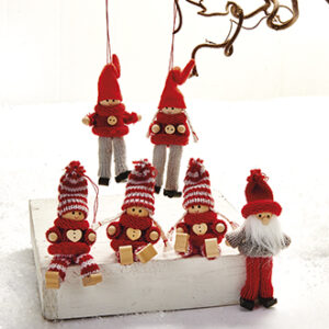 Pixy, wooden, bendable legs, to hang - 12CM, 3 ASS., 2/BOX