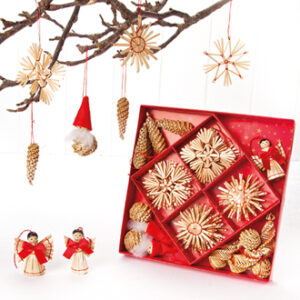 Straw to hangs, gift box - 30/BOX