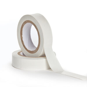 Vinyl tape, white, 15mmx10m - 2/BAG