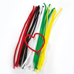 Chenille pipe cleaners - 30CM, 25/BAG