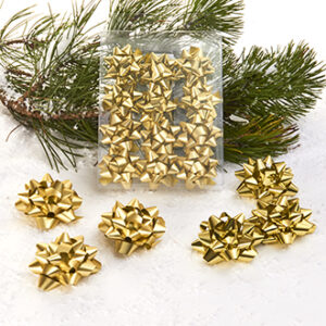 Gift bow, 8xmatt/4xglossy, gold -