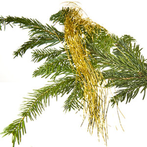 Stranded lametta, gold,50cmx1mm - 500/BAG