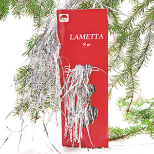 Silver reflex tinsel lametta, 30gr -