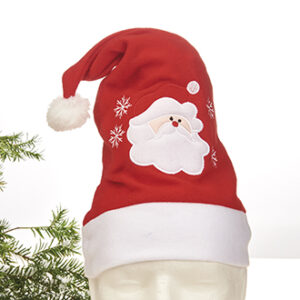 Santa hat, w/santa Ø: 56cm - 43X30CM
