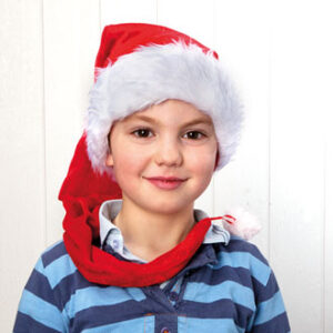 Extra long pixy hat f. children Ø: 48cm - 85X27CM