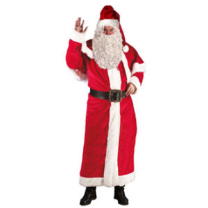 Santa coat, beard, hat & belt - 150CM