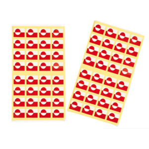 Stickers, nippussortakkat - 16CM, 64/BAG
