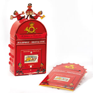 Christmas calendar, danish mail box, to be assembled - 42CM, 1/BAG