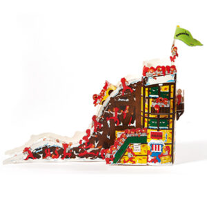 Calendar, to be assembled, roller coaster - 35CM, 1/BAG