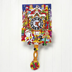 3D Christmas calendar, Bramming clock - 34X47CM