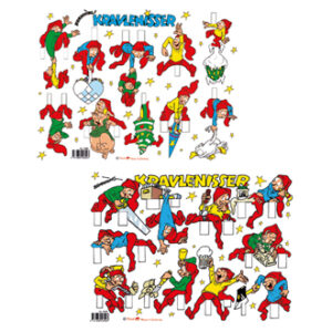 Bramming cut-out pixies - 30X40CM, 2 ASS., 2/BAG