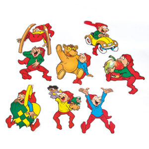 Bramming pixies, double-sided print - 30CM, 8 ASS., 4/BAG
