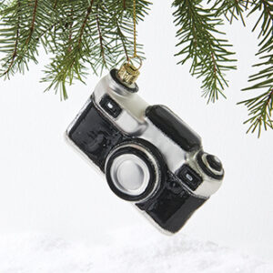 Camera, glass, w. string - 5X9CM