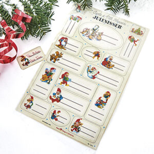 Adhesive gift tags, Vilhelm Hansen - 19X29CM, 2/BAG