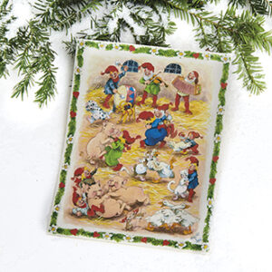 Paper stickers, Vilhelm Hansen Christmas ball - 26X21CM, 1/BAG