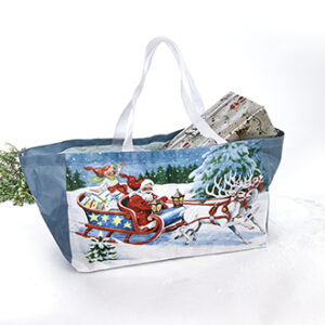 Christmas gift bag w. handle, Vilhelm Hansen - 37X55CM