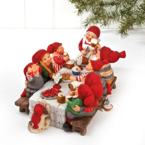 Poly jolly santas, Christmas party - 13X28CM