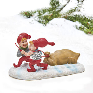 Poly santa w/sack, Vilhelm Hansen - 9X19CM