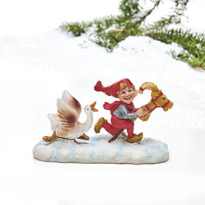 Poly santa w/goose, Vilhelm Hansen - 6X15CM