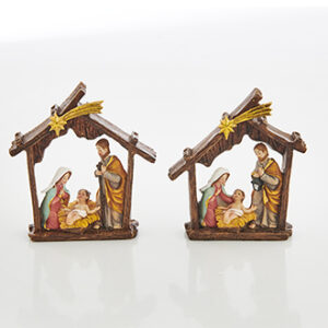 Religious polyresin decoration - 10CM, 2 ASS.