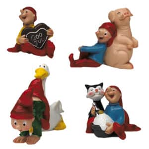 Bramming pixy, poly - 6CM, 4 ASS.