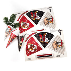 Bramming hobby cornet sheets - 28X40CM, 2 ASS., 2/BAG