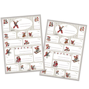 Bramming gift tag paper stickers - 21X29CM, 2/BAG